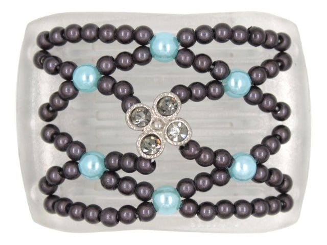 African Butterfly LadyBug Hair Comb - Clear 10