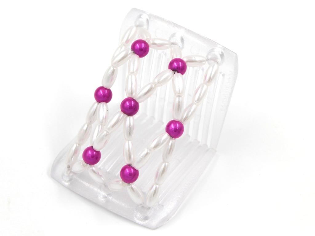 African Butterfly LadyBug Hair Comb - Clear 11