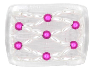 African Butterfly LadyBug Hair Comb - Clear 11