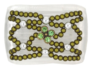 African Butterfly LadyBug Hair Comb - Clear 13