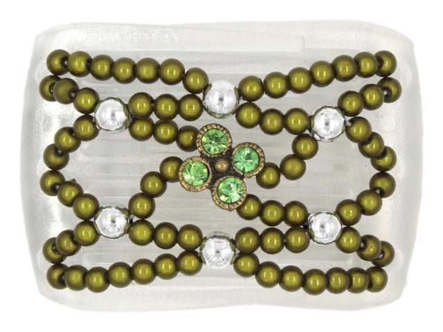 African Butterfly LadyBug Hair Comb - Clear 13