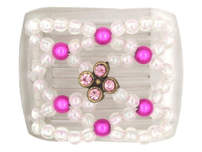 African Butterfly LadyBug Hair Comb - Clear 16