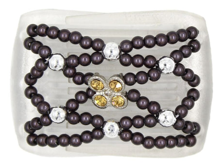 African Butterfly LadyBug Hair Comb - Clear 19