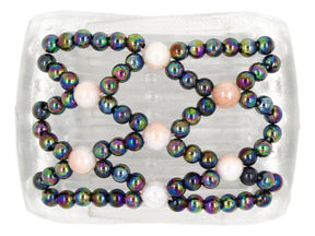 African Butterfly LadyBug Hair Comb - Clear 20