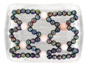 African Butterfly LadyBug Hair Comb - Clear 20