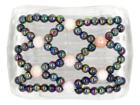 African Butterfly LadyBug Hair Comb - Clear 20