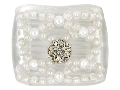 African Butterfly LadyBug Hair Comb - Clear 21