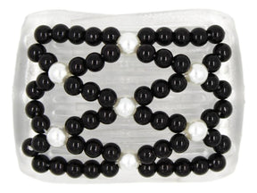 African Butterfly LadyBug Hair Comb - Clear 22