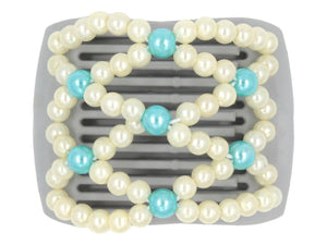 African Butterfly LadyBug Hair Comb - Gray 41