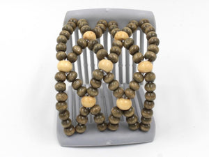 African Butterfly LadyBug Hair Comb - Gray 42