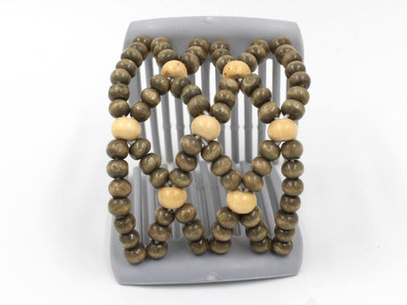 African Butterfly LadyBug Hair Comb - Gray 42
