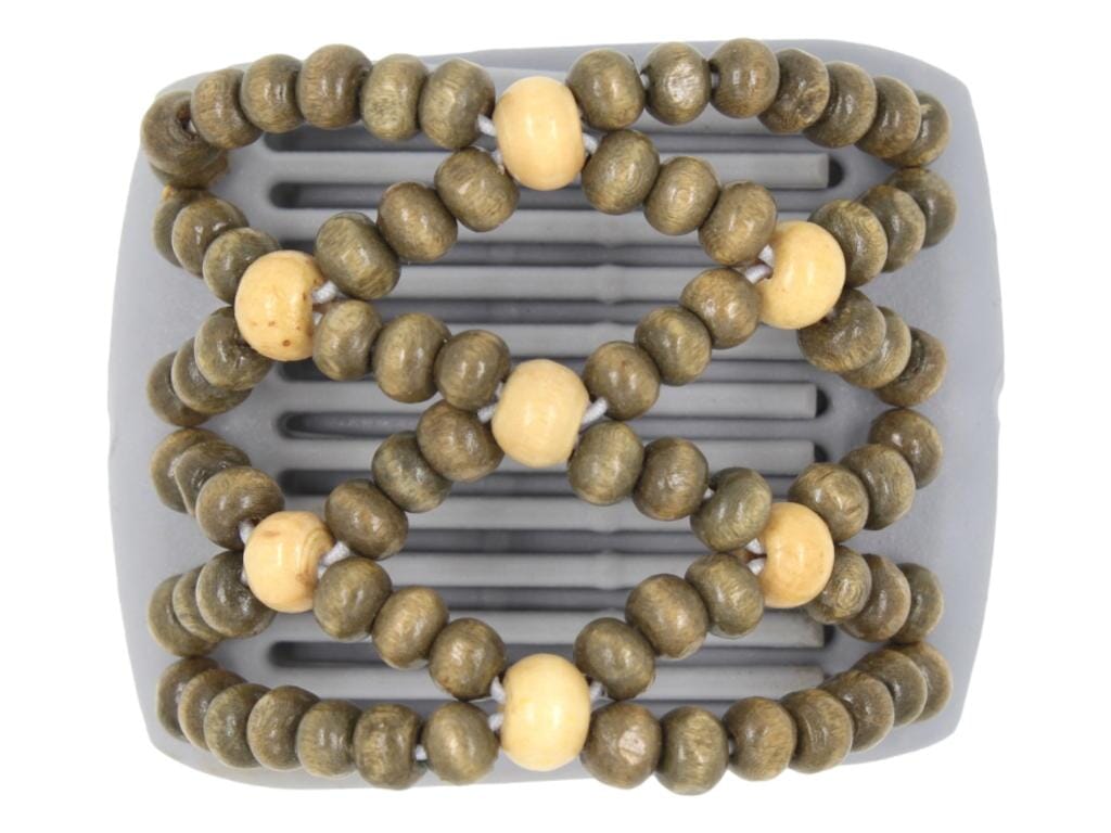 African Butterfly LadyBug Hair Comb - Gray 42