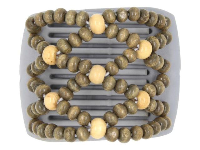 African Butterfly LadyBug Hair Comb - Gray 42