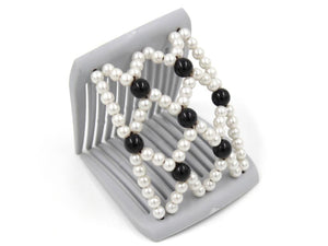 African Butterfly LadyBug Hair Comb - Gray 46