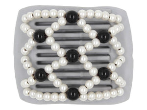 African Butterfly LadyBug Hair Comb - Gray 46