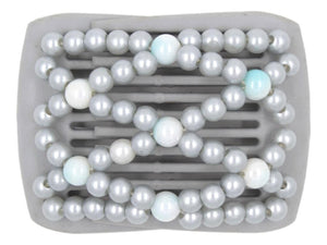 African Butterfly LadyBug Hair Comb - Gray 48