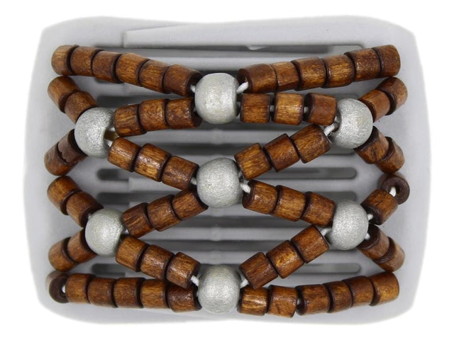 African Butterfly LadyBug Hair Comb - Gray 54
