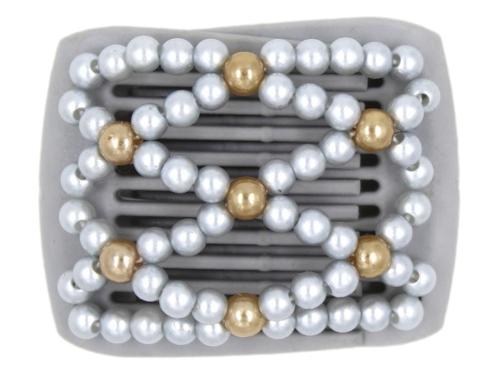 African Butterfly LadyBug Hair Comb - Gray 55