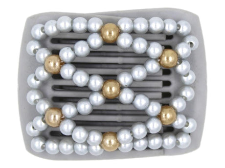 African Butterfly LadyBug Hair Comb - Gray 55