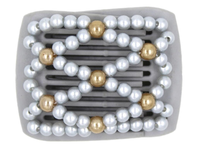 African Butterfly LadyBug Hair Comb - Gray 55