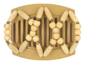 African Butterfly Thick Hair Comb - Beada Blonde 106