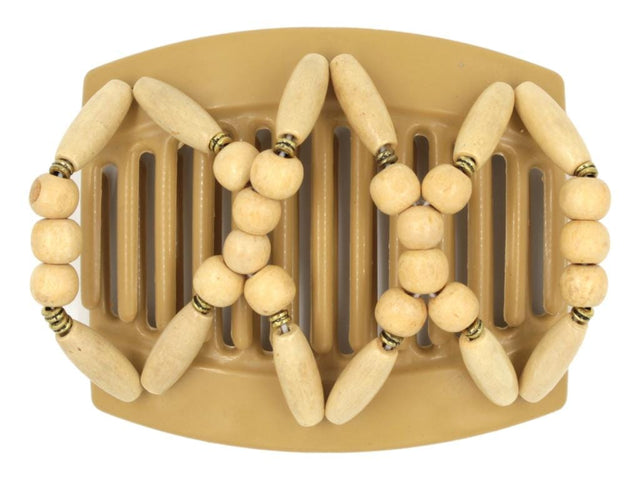 African Butterfly Thick Hair Comb - Beada Blonde 106