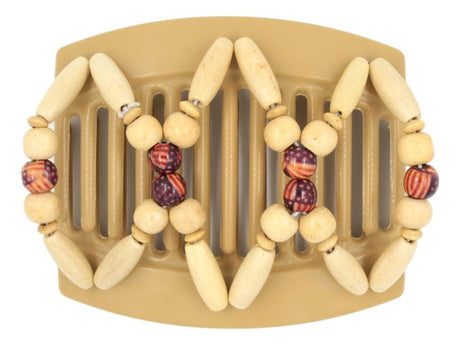 African Butterfly Thick Hair Comb - Beada Blonde 107