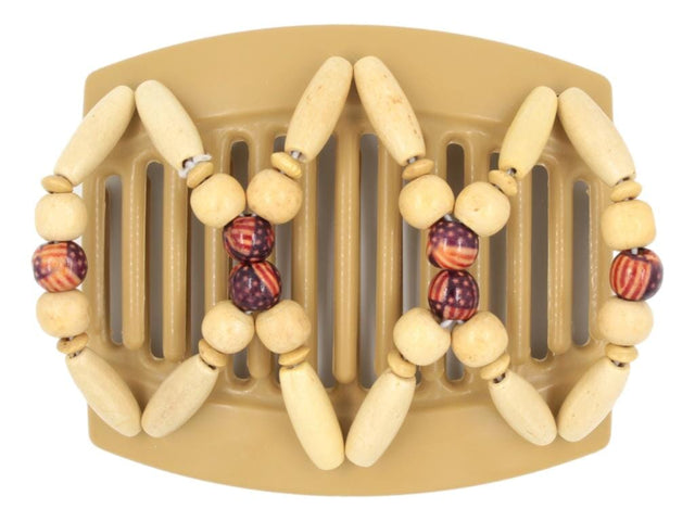 African Butterfly Thick Hair Comb - Beada Blonde 107