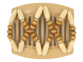 African Butterfly Thick Hair Comb - Beada Blonde 108