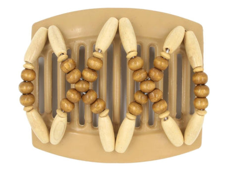 African Butterfly Thick Hair Comb - Beada Blonde 108