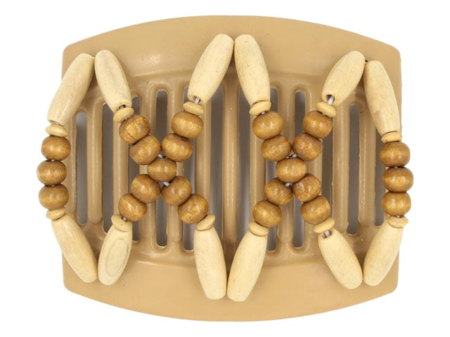 African Butterfly Thick Hair Comb - Beada Blonde 108