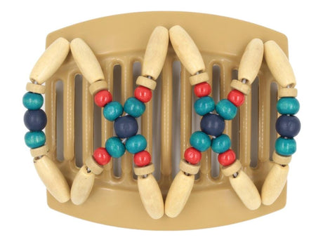 African Butterfly Thick Hair Comb - Beada Blonde 110