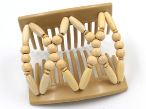 African Butterfly Thick Hair Comb - Beada Blonde 111