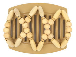 African Butterfly Thick Hair Comb - Beada Blonde 111