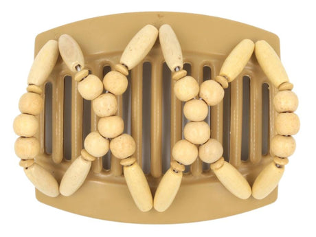 African Butterfly Thick Hair Comb - Beada Blonde 111