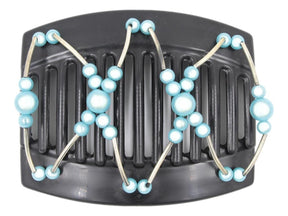 African Butterfly Thick Hair Comb - Beada Tube Black 67