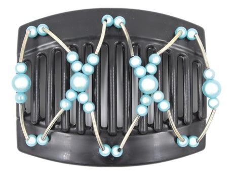 African Butterfly Thick Hair Comb - Beada Tube Black 67