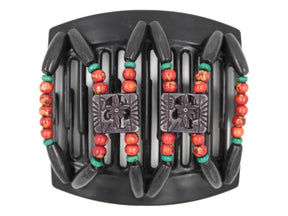 African Butterfly Thick Hair Comb - Dupla Black 152