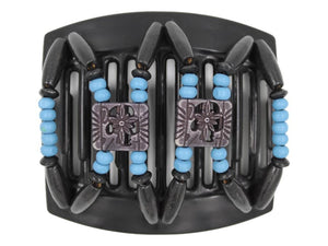 African Butterfly Thick Hair Comb - Dupla Black 153