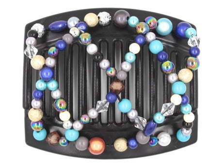 African Butterfly Thick Hair Comb - Ndalena Black 132