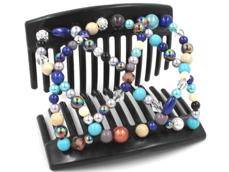 African Butterfly Thick Hair Comb - Ndalena Black 132