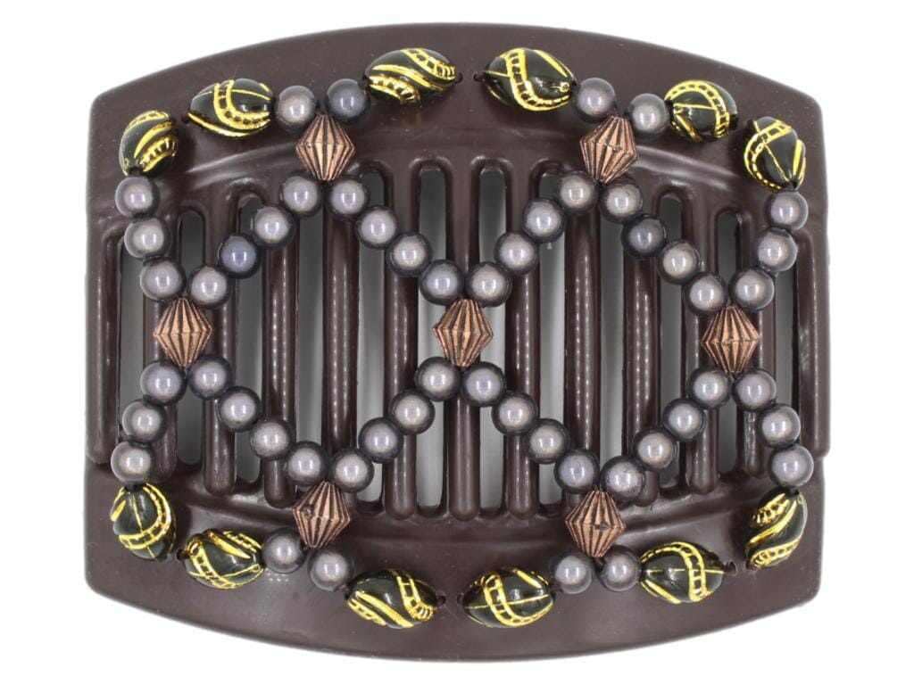 African Butterfly Thick Hair Comb - Ndalena Brown 164