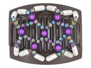 African Butterfly Thick Hair Comb - Ndalena Brown 170