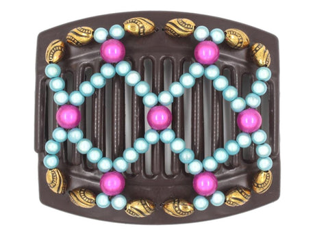 African Butterfly Thick Hair Comb - Ndalena Brown 174