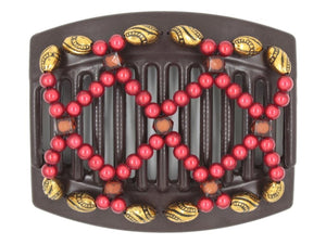 African Butterfly Thick Hair Comb - Ndalena Brown 181