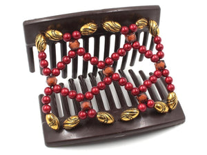 African Butterfly Thick Hair Comb - Ndalena Brown 181