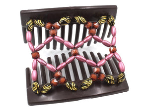 African Butterfly Thick Hair Comb - Ndalena Brown 184