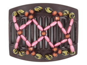 African Butterfly Thick Hair Comb - Ndalena Brown 184