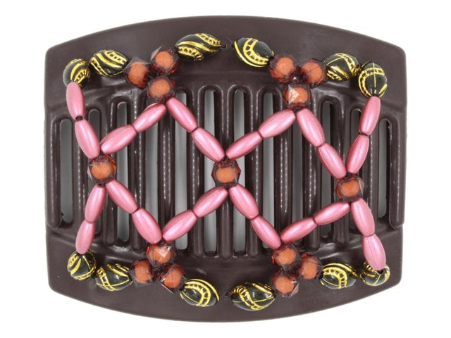 African Butterfly Thick Hair Comb - Ndalena Brown 184