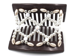 African Butterfly Thick Hair Comb - Ndalena Brown 185